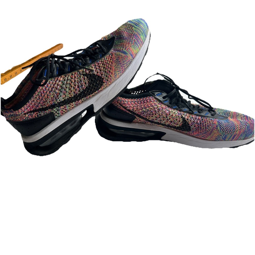 Nike Men's Size 8 Air Max Flyknit Racer Multicolor Shoes Sneakers Trainers